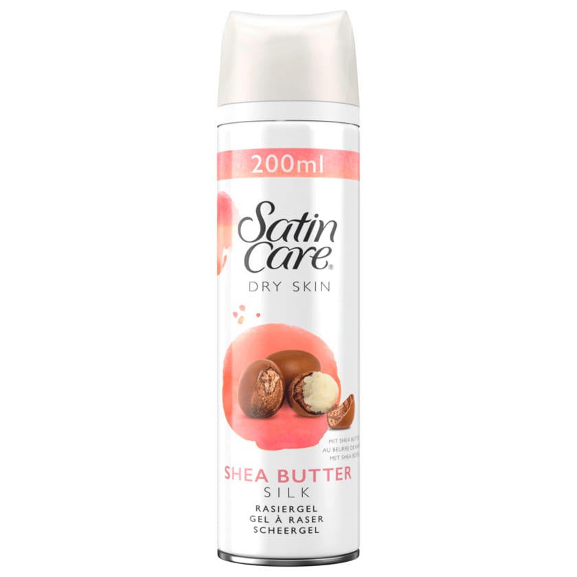 Satin Care Dry Skin Rasiergel Shea Butter Silk 200ml